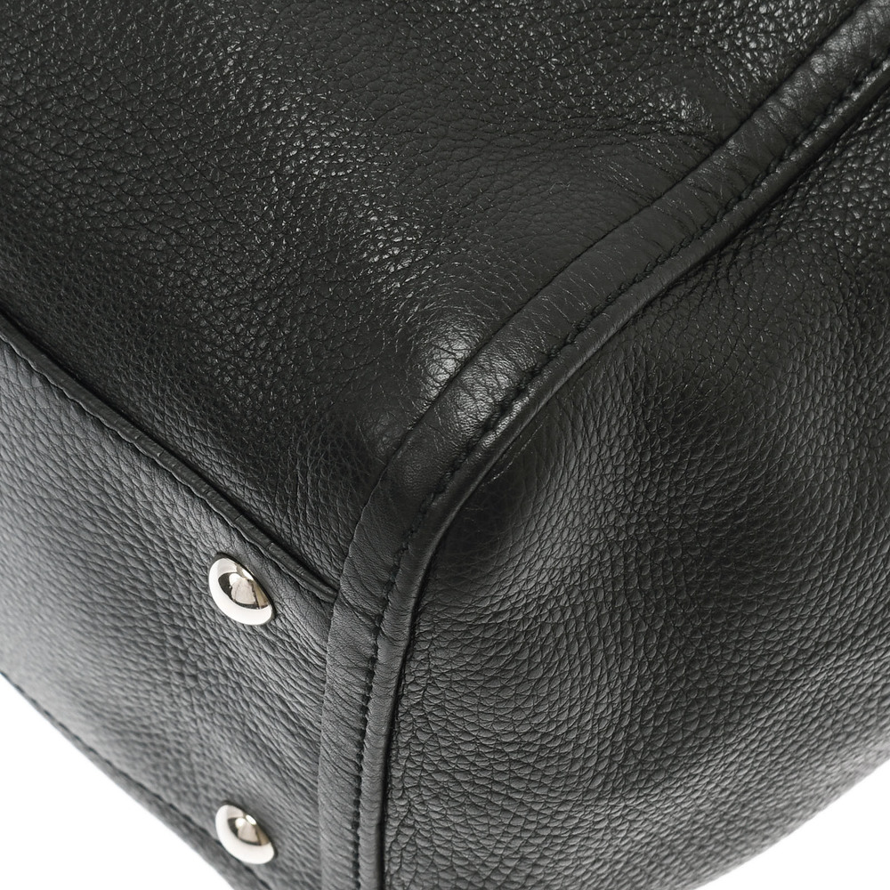 Gucci Soho Interlocking GG Tote Bag Black Leather Handbag - Picture 7 of 9